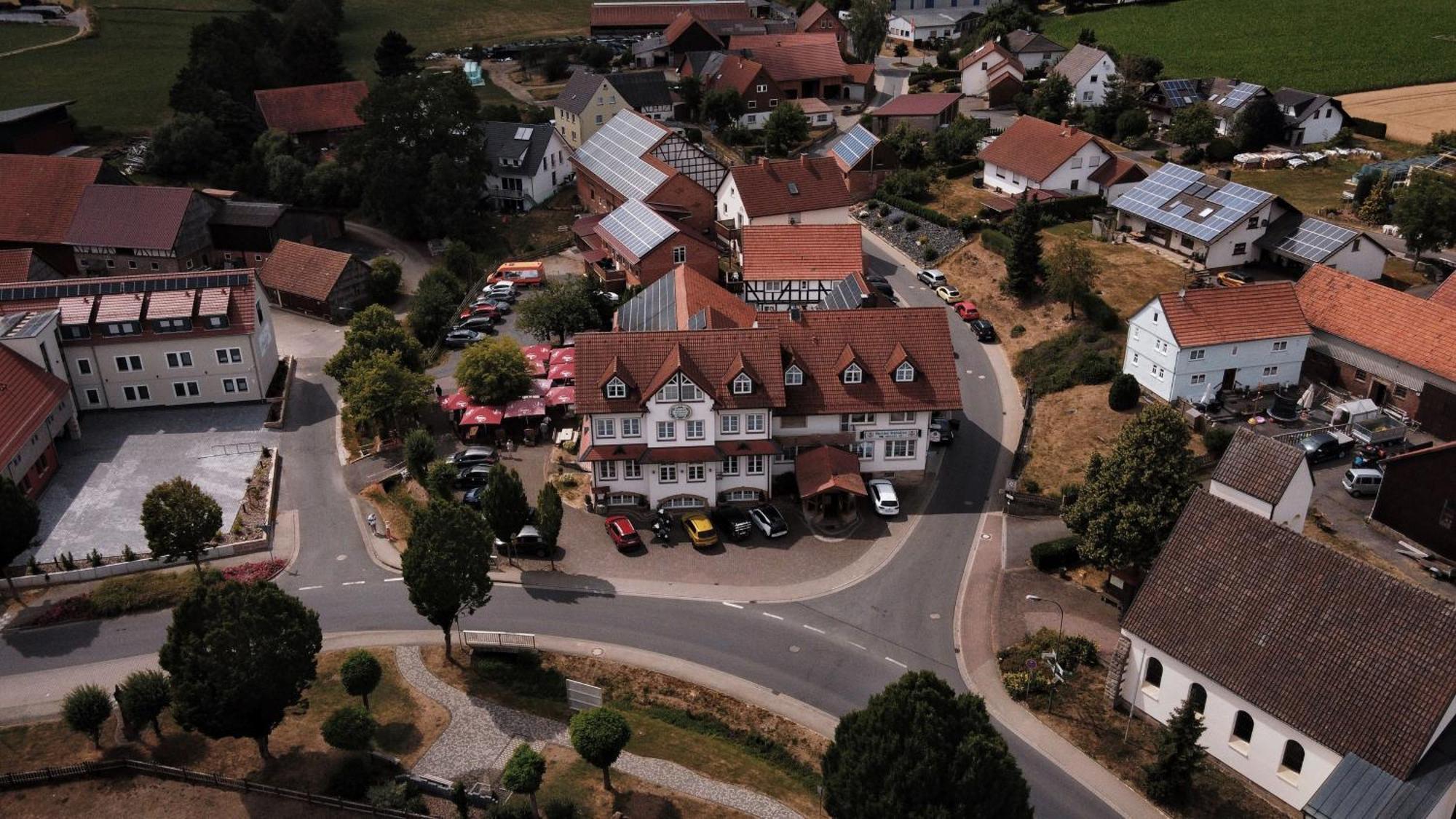 Landhaus Rhoenblick Kuenzell Exterior foto