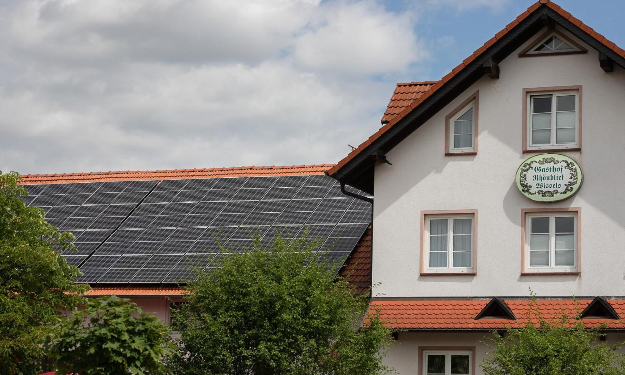 Landhaus Rhoenblick Kuenzell Exterior foto