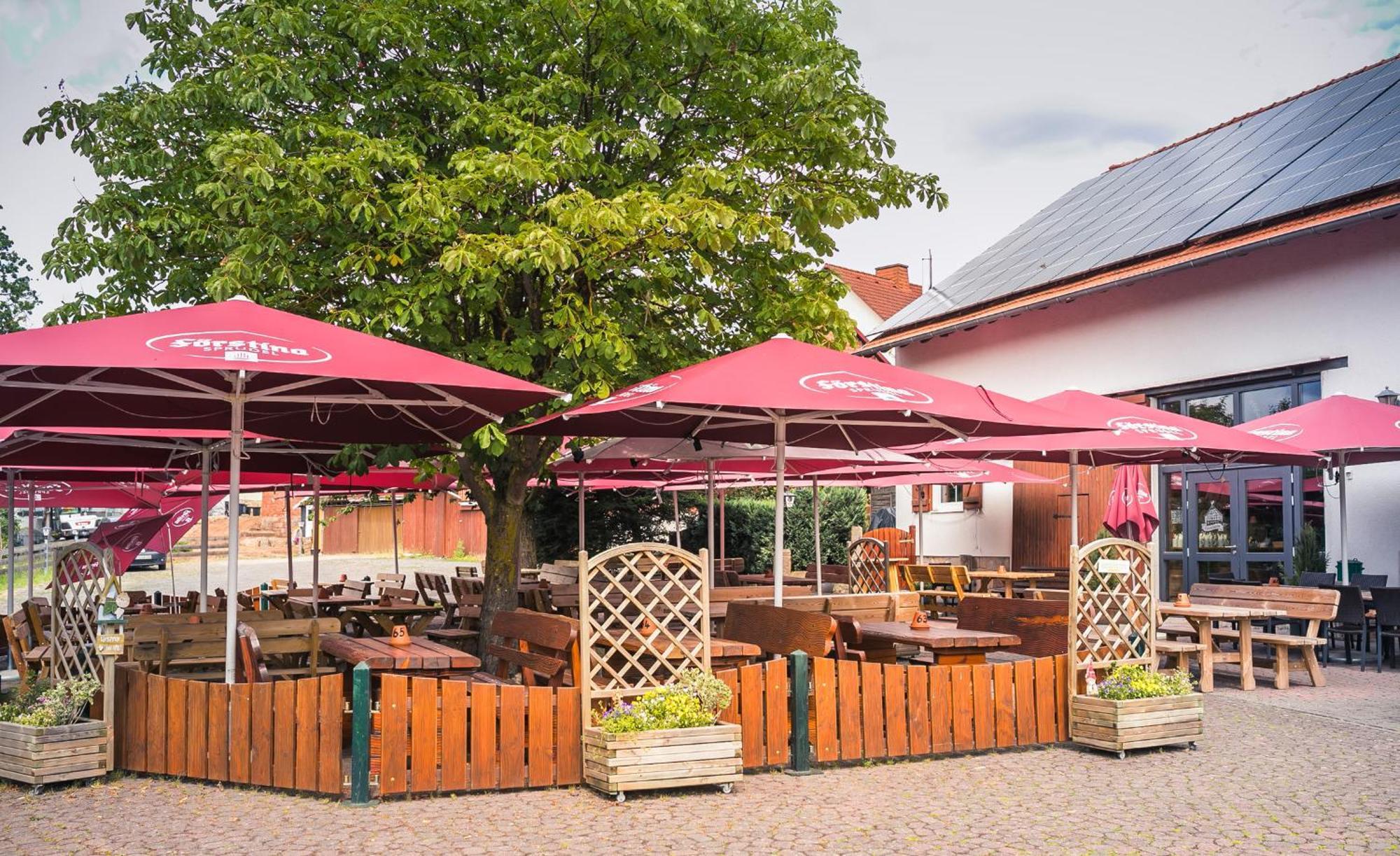 Landhaus Rhoenblick Kuenzell Exterior foto