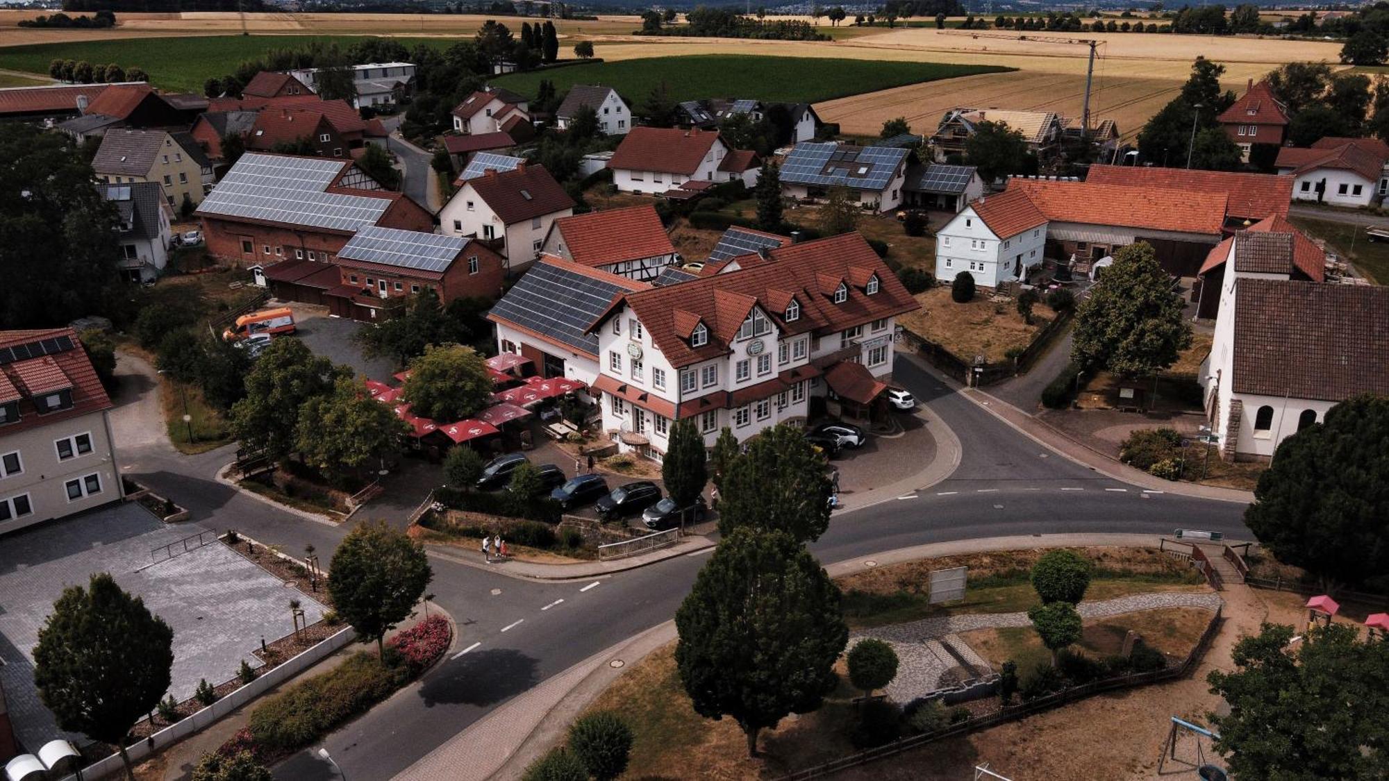 Landhaus Rhoenblick Kuenzell Exterior foto
